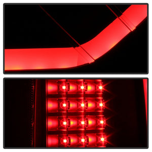 Xtune Tail Lights Ford F150 (09-14) [Light Bar LED] Black / Black Smoked / Red Clear