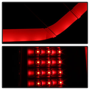 Xtune Tail Lights Ford F150 (09-14) [Light Bar LED] Black / Black Smoked / Red Clear