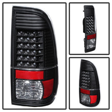 Load image into Gallery viewer, Xtune LED Tail Lights Ford F250/ F350/ F450 Super Duty (08-16) Black or Chrome Housing Alternate Image