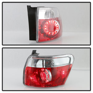 Xtune Tail Lights GMC Acadia (2007-2012) [OEM Style] Red Clear