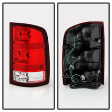Load image into Gallery viewer, Xtune LED Tail Lights GMC Sierra 1500 (07-13) 2500HD/3500HD (07-14) Clear or Smoked Lens - Red Alternate Image
