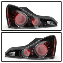 Load image into Gallery viewer, Xtune Tail Lights Infiniti G37 Coupe (08-13) [LED Light Tube Style Tail] Black or Black Smoked Alternate Image