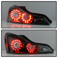 Load image into Gallery viewer, Xtune LED Tail Lights Infiniti G37 Coupe (08-13) OEM Style w/ Black Housing Alternate Image