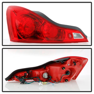 Xtune LED Tail Lights Infiniti Q60 (2014-2015) [OE Style] Chrome or Black Housing