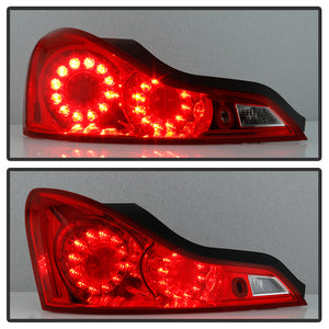 Xtune LED Tail Lights Infiniti Q60 (2014-2015) [OE Style] Chrome or Black Housing