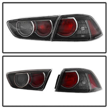 Load image into Gallery viewer, Xtune Tail Lights Mitsubishi Lancer (08-17) [OE-Style] Black Housing | Red or Smoked Lens - Clear Lens Alternate Image