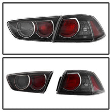 Load image into Gallery viewer, Xtune Tail Lights Mitsubishi Lancer EVO X (08-15) [OE-Style] Black Housing w/ Red or Smoked Lens - Clear Lens Alternate Image