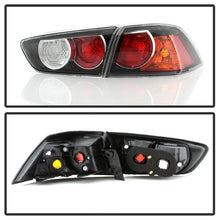 Load image into Gallery viewer, Xtune Tail Lights Mitsubishi Lancer (08-17) [OE-Style] Black Housing | Red or Smoked Lens - Clear Lens Alternate Image