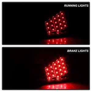 Xtune LED Tail Lights Nissan Altima Sedan (07-12) Black Housing | Clear or Smoked Lens