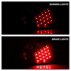 Xtune LED Tail Lights Nissan Altima Sedan (07-12) Black Housing | Clear or Smoked Lens