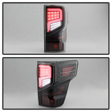Load image into Gallery viewer, Xtune Tail Lights Nissan Titan (16-20) [w/ Light Bar LED] Black / Black Smoked / Red Smoked - Black Alternate Image