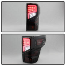 Load image into Gallery viewer, Xtune Tail Lights Nissan Titan (16-20) [w/ Light Bar LED] Black / Black Smoked / Red Smoked - Black Alternate Image
