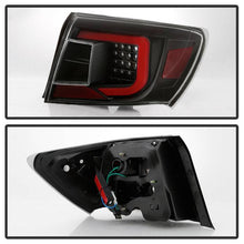 Load image into Gallery viewer, Xtune Tail Lights Subaru WRX (08-14) [w/ Light Bar LED] Black or Red Clear - Black Alternate Image