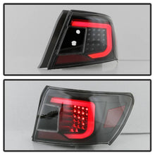 Load image into Gallery viewer, Xtune Tail Lights Subaru WRX (08-14) [w/ Light Bar LED] Black or Red Clear - Black Alternate Image