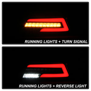 Xtune Tail Lights Subaru WRX / WRX STi (15-19) [w/ Light Bar LED] Black or Red Clear