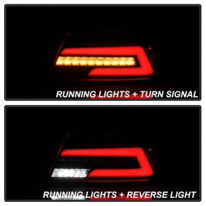 Xtune Tail Lights Subaru WRX / WRX STi (15-19) [w/ Light Bar LED] Black or Red Clear