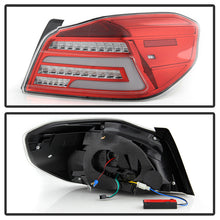 Load image into Gallery viewer, Xtune Tail Lights Subaru WRX / WRX STi (15-19) [w/ Light Bar LED] Black or Red Clear Alternate Image