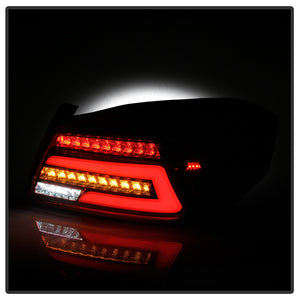 Xtune Tail Lights Subaru WRX / WRX STi (15-19) [w/ Light Bar LED] Black or Red Clear