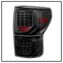 Load image into Gallery viewer, Xtune LED Tail Lights Toyota Tundra (07-13) Black / Black Smoked - Black / Clear Lens Alternate Image