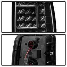 Load image into Gallery viewer, Xtune LED Tail Lights Chevy Suburban (00-06) [w/ Light Bar LED] Chrome or Black Housing - V1 Black Clear Alternate Image
