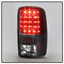 Load image into Gallery viewer, Xtune LED Tail Lights Chevy Suburban (00-06) [w/ Light Bar LED] Chrome or Black Housing - V1 Black Clear Alternate Image