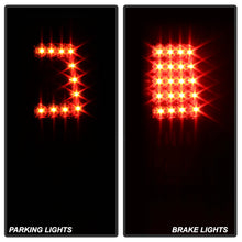 Load image into Gallery viewer, Xtune LED Tail Lights Chevy Suburban (00-06) [w/ Light Bar LED] Chrome or Black Housing - V1 Black Clear Alternate Image