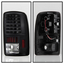 Load image into Gallery viewer, Xtune LED Tail Lights Chevy Suburban (00-06) [w/ Light Bar LED] Chrome or Black Housing - V1 Black Clear Alternate Image