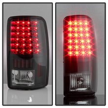 Load image into Gallery viewer, Xtune LED Tail Lights Chevy Suburban (00-06) [w/ Light Bar LED] Chrome or Black Housing - V1 Black Clear Alternate Image