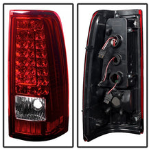 Load image into Gallery viewer, Xtune LED Tail Lights Chevy Silverado 1500/2500/3500 (03-06) [w/ LED Light Bar] Black or Chrome Housing Alternate Image