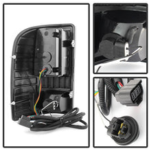 Load image into Gallery viewer, Xtune LED Tail Lights GMC Sierra 3500HD Dually Models (07-14) Version 2 w/ or w/o Light Bar - w/o LED Bar / Black / Clear Alternate Image