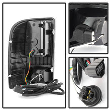 Load image into Gallery viewer, Xtune LED Tail Lights Chevy Silverado (2007-2014) Version 2 w/ or w/o Light Bar - w/o LED Bar / Black / Clear Alternate Image