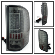 Load image into Gallery viewer, Xtune LED Tail Lights Chevy Silverado (2007-2014) Version 2 w/ or w/o Light Bar - w/o LED Bar / Black / Clear Alternate Image