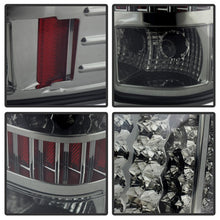 Load image into Gallery viewer, Xtune LED Tail Lights GMC Sierra 3500HD Dually Models (07-14) Version 2 w/ or w/o Light Bar - w/o LED Bar / Black / Clear Alternate Image
