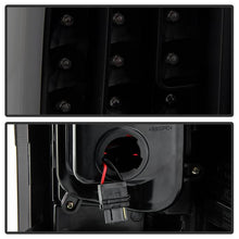 Load image into Gallery viewer, Xtune LED Tail Lights GMC Sierra 3500HD Dually Models (07-14) Version 2 w/ or w/o Light Bar - w/o LED Bar / Black / Clear Alternate Image