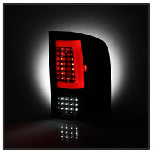 Load image into Gallery viewer, Xtune LED Tail Lights Chevy Silverado (2007-2014) Version 2 w/ or w/o Light Bar - w/o LED Bar / Black / Clear Alternate Image