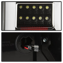 Load image into Gallery viewer, Xtune Tail Lights Chevy Silverado (2014-2019) [Bulb Type Only / Light Bar Style] Black or Chrome Housing - Black / Clear Alternate Image
