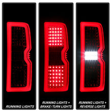 Load image into Gallery viewer, Xtune Tail Lights Chevy Silverado (2014-2019) [Bulb Type Only / Light Bar Style] Black or Chrome Housing - Black / Clear Alternate Image