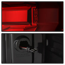 Load image into Gallery viewer, Xtune Tail Lights Chevy Silverado (2014-2019) [Bulb Type Only / Light Bar Style] Black or Chrome Housing - Black / Clear Alternate Image