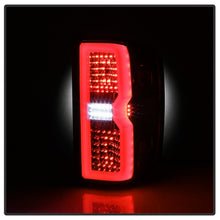 Load image into Gallery viewer, Xtune Tail Lights Chevy Silverado (2014-2019) [Bulb Type Only / Light Bar Style] Black or Chrome Housing - Black / Clear Alternate Image
