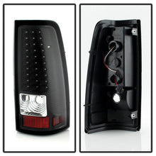 Load image into Gallery viewer, Xtune LED Tail Lights GMC Sierra 1500/2500/3500 (99-06) Classic (2007) Black or Chrome Housing - V1 Black Clear Alternate Image