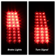 Load image into Gallery viewer, Xtune LED Tail Lights GMC Sierra 1500/2500/3500 (99-06) Classic (2007) Black or Chrome Housing - V1 Black Clear Alternate Image