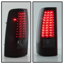 Load image into Gallery viewer, Xtune LED Tail Lights GMC Sierra 1500/2500/3500 (99-06) Classic (2007) Black or Chrome Housing - V1 Chrome Red Smoke Alternate Image