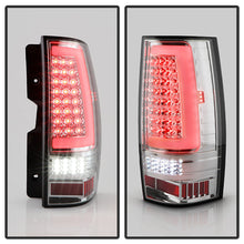 Load image into Gallery viewer, Xtune LED Tail Lights GMC Yukon/Yukon Denali (07-14) [w/ Light Bar LED] Chrome Housing / Red Smoked Lens Alternate Image