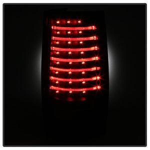 Xtune LED Tail Lights Chevy Tahoe (07-14) [w/ Light Bar LED] Chrome Housing / Red Smoked Lens