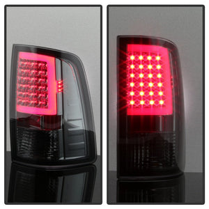 Xtune LED Tail Lights Ram 2500/3500 (10-19) [w/ C Style LED Bar] Chrome or Black Housing