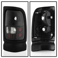 Load image into Gallery viewer, Xtune Tail Lights Dodge Ram 1500/2500/3500 (94-01) [Euro Style] Chrome or Black Housing - Black Clear Alternate Image