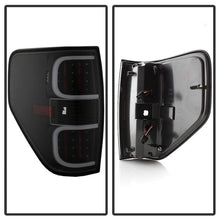 Load image into Gallery viewer, Xtune LED Tail Lights Ford F150 (2009-2014) Chrome or Black Housing - w/ LED Bar / Black Clear Alternate Image