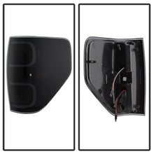Load image into Gallery viewer, Xtune LED Tail Lights Ford F150 (2009-2014) Chrome or Black Housing - w/ LED Bar / Black Clear Alternate Image