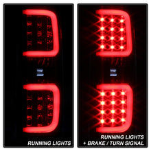 Load image into Gallery viewer, Xtune LED Tail Lights Ford F150 (2009-2014) Chrome or Black Housing - w/ LED Bar / Black Clear Alternate Image