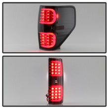 Load image into Gallery viewer, Xtune LED Tail Lights Ford F150 (2009-2014) Chrome or Black Housing - w/ LED Bar / Black Clear Alternate Image